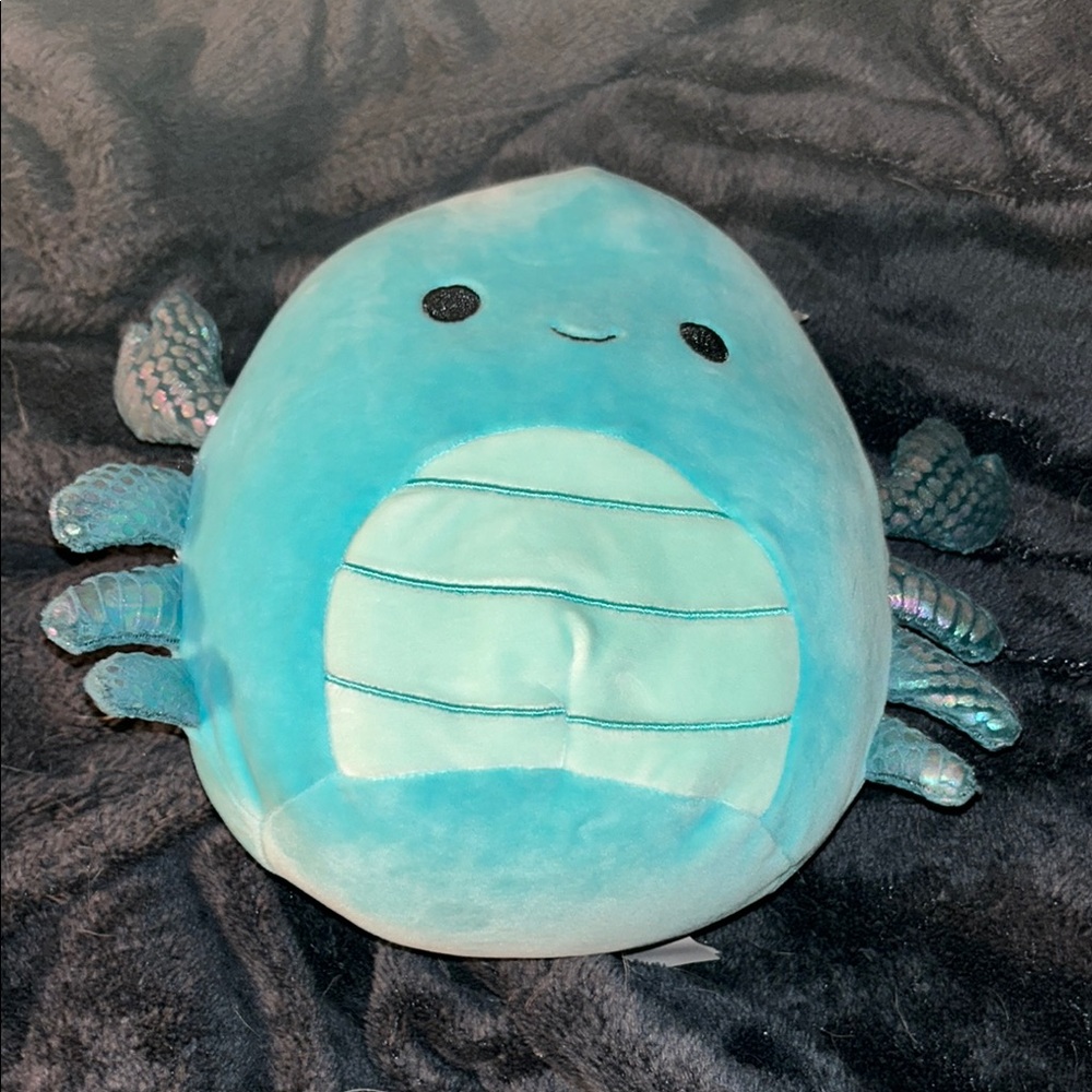Squishmallow Carpio the Scorpion Blue Plush Toy 8” NWT